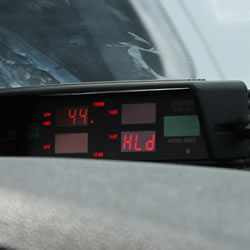 Car Mounted Radar equipment in vehicle